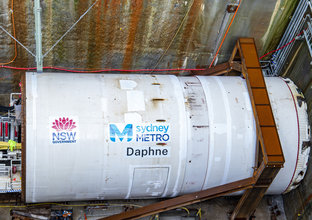 Mega tunnel boring machines in the ground and carving out the next stage of Sydney Metro West.