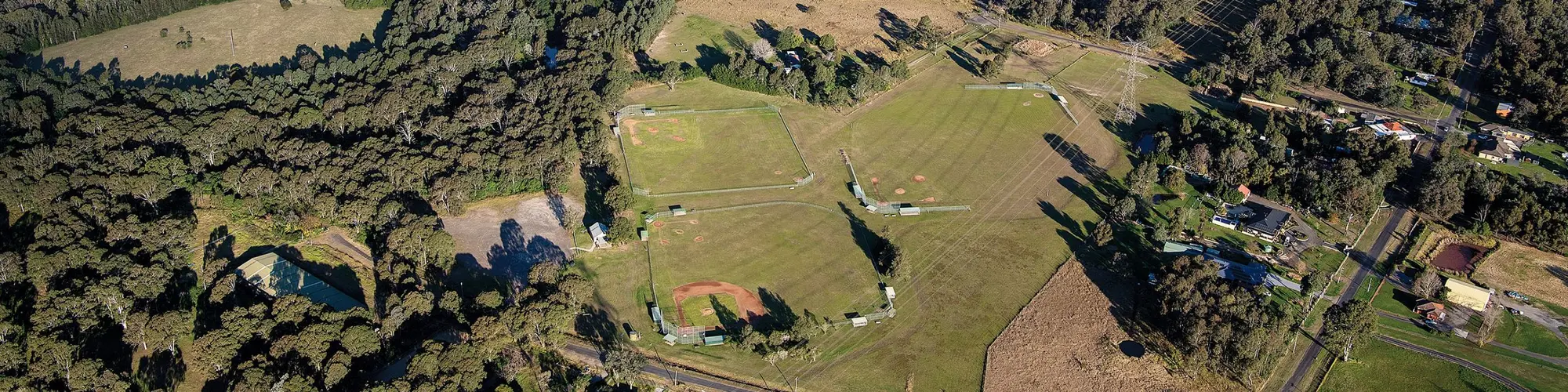 Aerial view of Orchard Hills in Sydney's west.