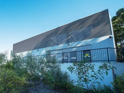 Exterior shot of Sydney Metro Service Facility at Epping