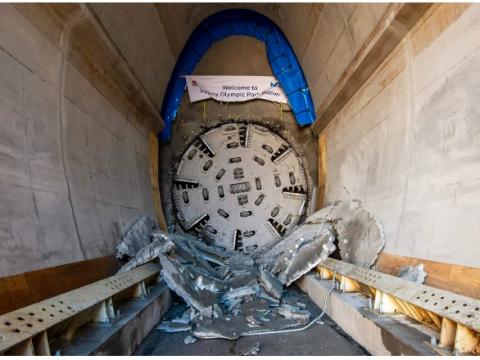 TBM in a tunnel