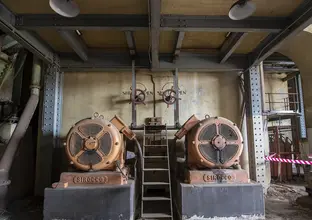 A view of inside the turbine hall at White Bay Power Station.