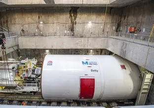 TBM Betty being launched