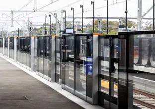 platform at the Sydenham Station, photo taken on Sydenham Community Open Day Dec 2023