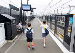 two young boys at the Sydenham Community Open Day Dec 2023