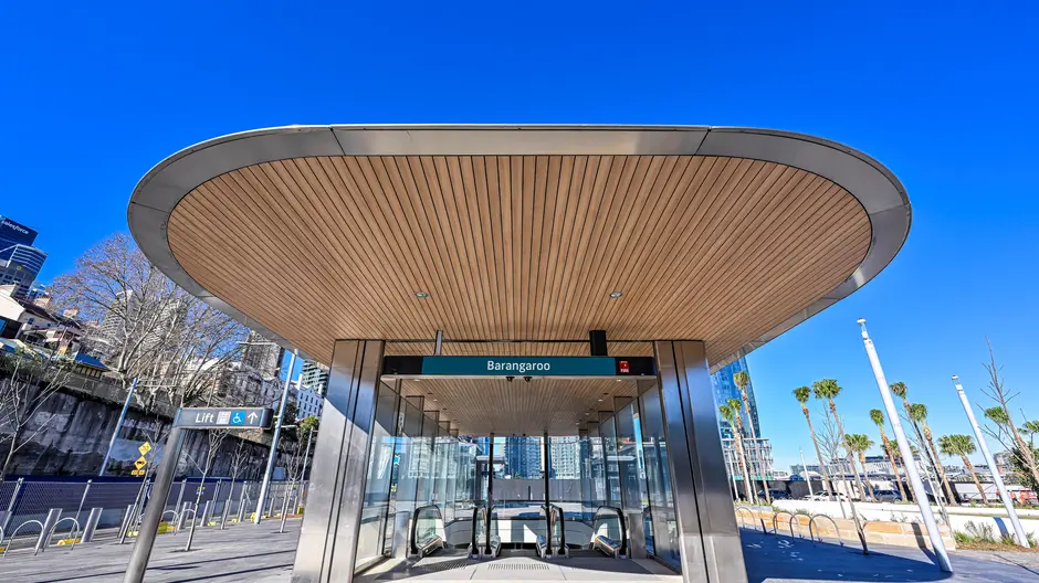 Barangaroo Station outside