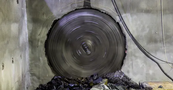 TBM1 breaking through at Cherrybrook