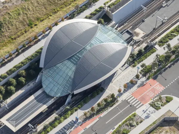 Aerial view of Bella Vista Station