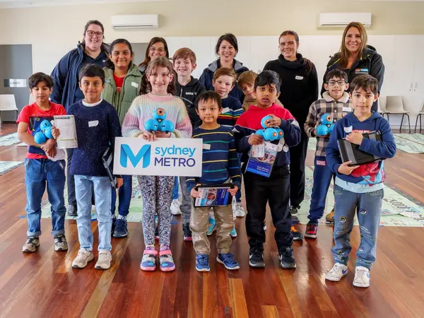 Group of children at the School holiday program 2024