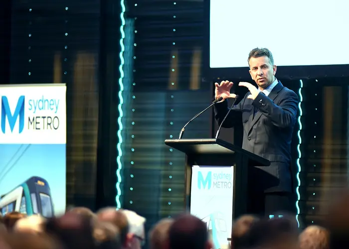 Sydney Metro April industry briefing Andrew Constance