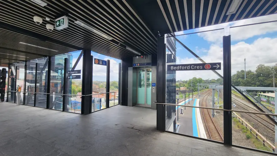 lift at the Dulwich Hill Station 