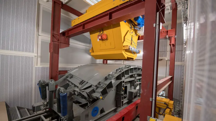 Segment is being produced at The Eastern Creek Precast Facility inside a curing chamber set at 70 degrees  