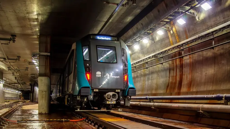 Barangaroo train testing 2024