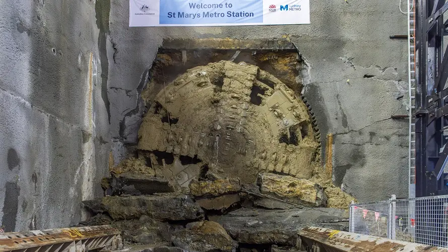 St Marys TBM Catherine Breakthrough