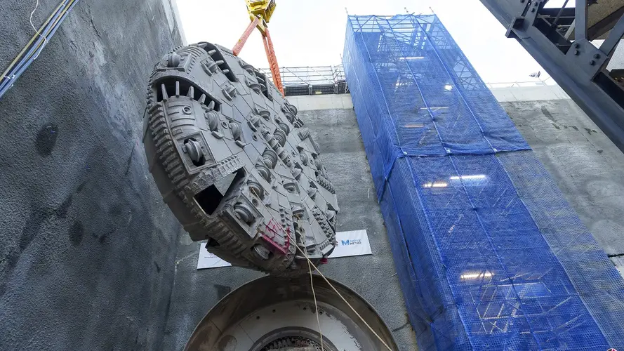 TBM Eileen Cutterhead Lift