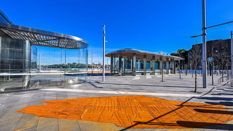 Barangaroo station entrance