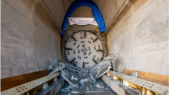 TBM in a tunnel