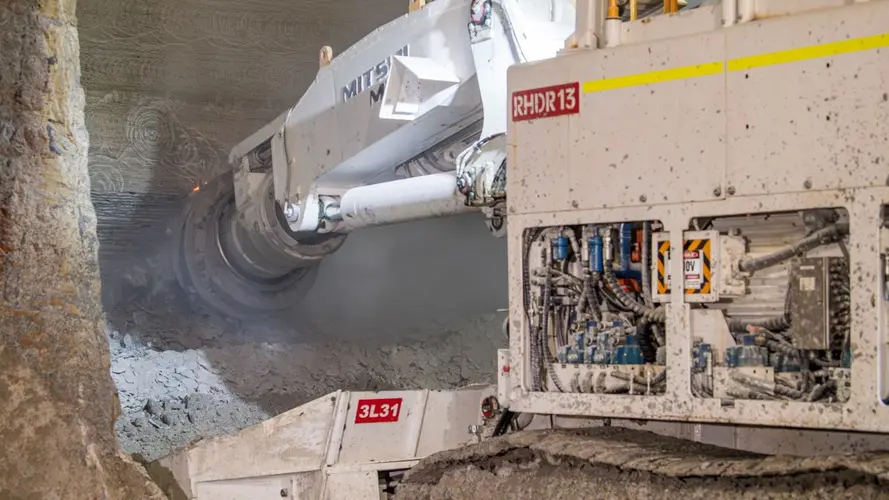 A tunnel is being dug